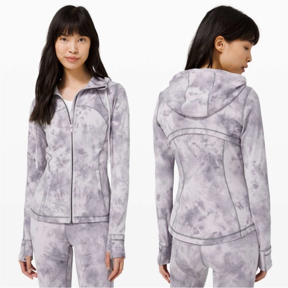 Lululemon Women's Gray Tie-Dye Jacket